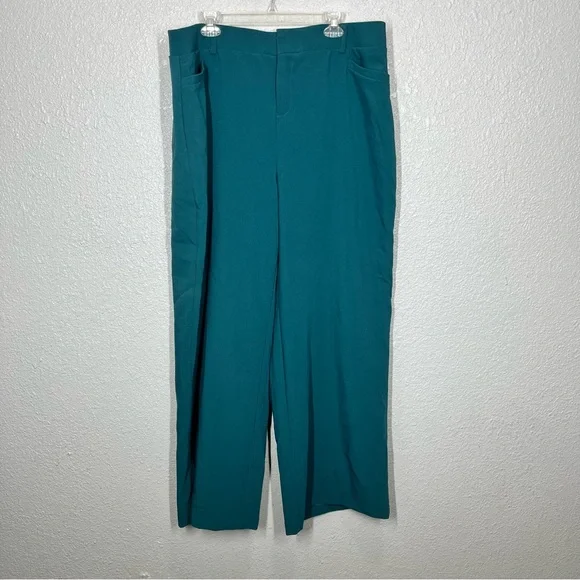 Torrid Teal Dress Pants - Picture 2 of 5